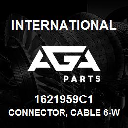 1621959C1 International CONNECTOR, CABLE 6-WAY RECEPT | AGA Parts