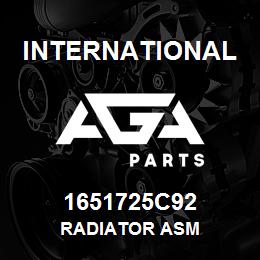 1651725C92 International RADIATOR ASM | AGA Parts