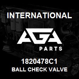1820478C1 International BALL CHECK VALVE | AGA Parts