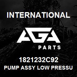 1821232c92 International PUMP ASSY LOW PRESSURE | AGA Parts