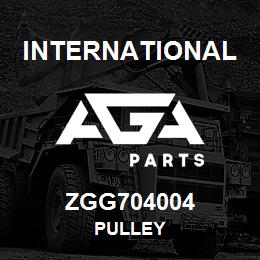 ZGG704004 International PULLEY | AGA Parts