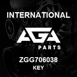 ZGG706038 International KEY | AGA Parts
