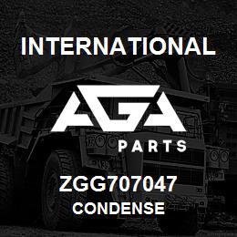 ZGG707047 International CONDENSE | AGA Parts