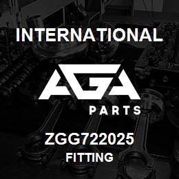 ZGG722025 International FITTING | AGA Parts