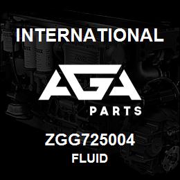 ZGG725004 International FLUID | AGA Parts