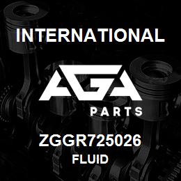 ZGGR725026 International FLUID | AGA Parts