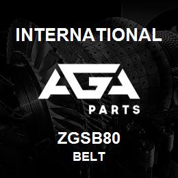 ZGSB80 International BELT | AGA Parts