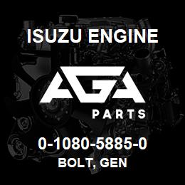 0-1080-5885-0 Isuzu Diesel BOLT, GEN | AGA Parts
