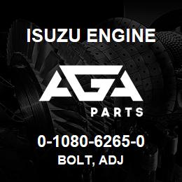 0-1080-6265-0 Isuzu Diesel BOLT, ADJ | AGA Parts