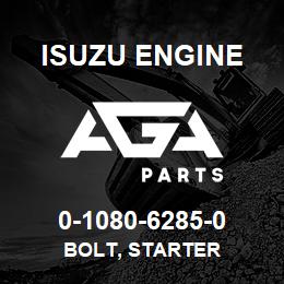 0-1080-6285-0 Isuzu Diesel BOLT, STARTER | AGA Parts