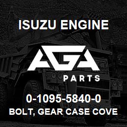 0-1095-5840-0 Isuzu Diesel BOLT, GEAR CASE COVER | AGA Parts