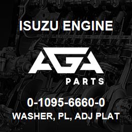 0-1095-6660-0 Isuzu Diesel WASHER, PL, ADJ PLATE | AGA Parts