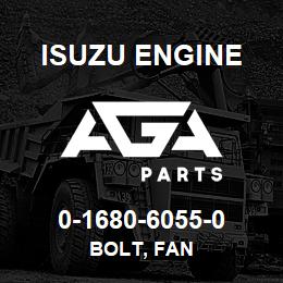 0-1680-6055-0 Isuzu Diesel BOLT, FAN | AGA Parts