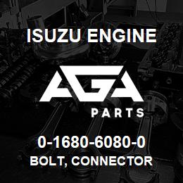 0-1680-6080-0 Isuzu Diesel BOLT, CONNECTOR | AGA Parts