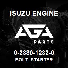 0-2380-1232-0 Isuzu Diesel BOLT, STARTER | AGA Parts