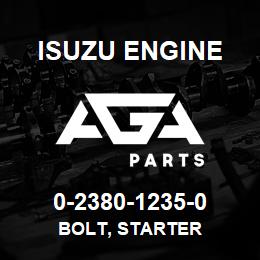 0-2380-1235-0 Isuzu Diesel BOLT, STARTER | AGA Parts