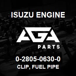 0-2805-0630-0 Isuzu Diesel CLIP, FUEL PIPE | AGA Parts