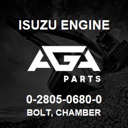 0-2805-0680-0 Isuzu Diesel BOLT, CHAMBER | AGA Parts