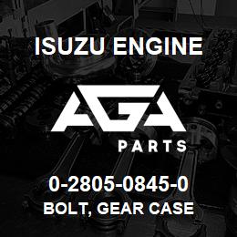 0-2805-0845-0 Isuzu Diesel BOLT, GEAR CASE | AGA Parts