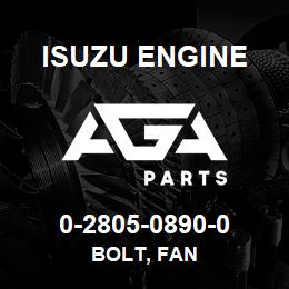 0-2805-0890-0 Isuzu Diesel BOLT, FAN | AGA Parts