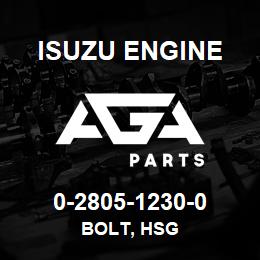 0-2805-1230-0 Isuzu Diesel BOLT, HSG | AGA Parts