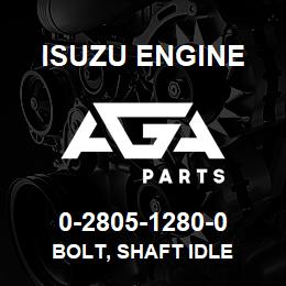 0-2805-1280-0 Isuzu Diesel BOLT, SHAFT IDLE | AGA Parts