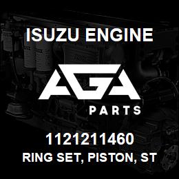 1121211460 Isuzu Diesel RING SET, PISTON, STANDA | AGA Parts