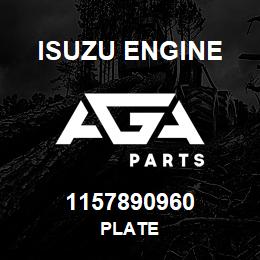 1157890960 Isuzu Diesel PLATE | AGA Parts
