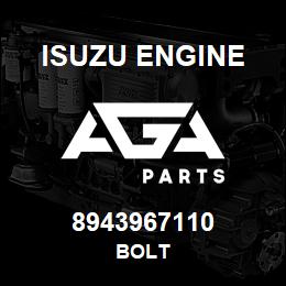 8943967110 Isuzu Diesel BOLT | AGA Parts