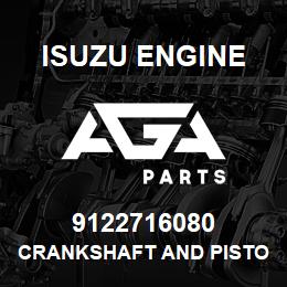 9122716080 Isuzu Diesel CRANKSHAFT AND PISTON KIT | AGA Parts