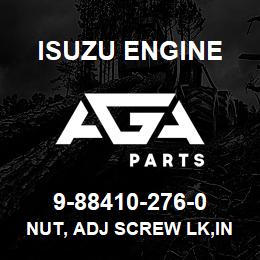 9-88410-276-0 Isuzu Diesel NUT, ADJ SCREW LK,INJ PUMP GOV | AGA Parts