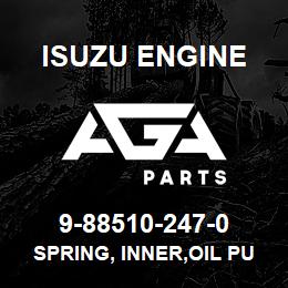 9-88510-247-0 Isuzu Diesel SPRING, INNER,OIL PUMP | AGA Parts
