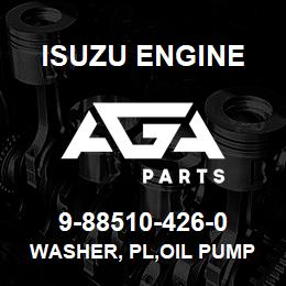 9-88510-426-0 Isuzu Diesel WASHER, PL,OIL PUMP | AGA Parts