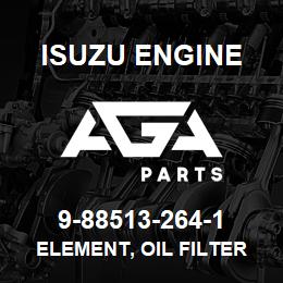 9-88513-264-1 Isuzu Diesel ELEMENT, OIL FILTER | AGA Parts