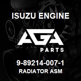 9-89214-007-1 Isuzu Diesel RADIATOR ASM | AGA Parts
