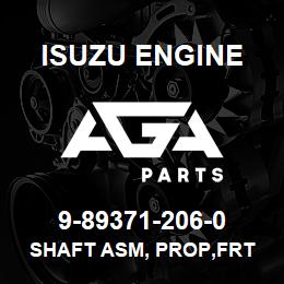 9-89371-206-0 Isuzu Diesel SHAFT ASM, PROP,FRT | AGA Parts