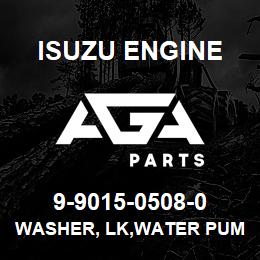 9-9015-0508-0 Isuzu Diesel WASHER, LK,WATER PUMP | AGA Parts