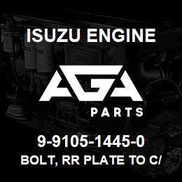 9-9105-1445-0 Isuzu Diesel BOLT, RR PLATE TO C/BL | AGA Parts
