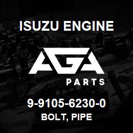 9-9105-6230-0 Isuzu Diesel BOLT, PIPE | AGA Parts
