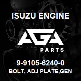 9-9105-6240-0 Isuzu Diesel BOLT, ADJ PLATE,GEN | AGA Parts