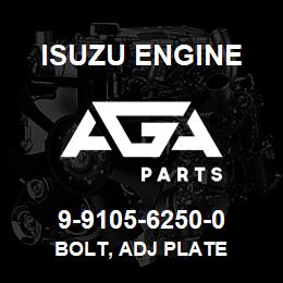 9-9105-6250-0 Isuzu Diesel BOLT, ADJ PLATE | AGA Parts
