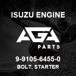 9-9105-6455-0 Isuzu Diesel BOLT, STARTER | AGA Parts
