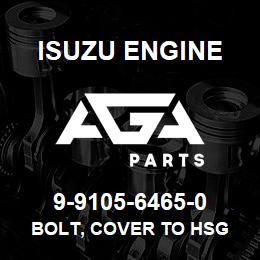 9-9105-6465-0 Isuzu Diesel BOLT, COVER TO HSG | AGA Parts