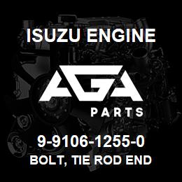 9-9106-1255-0 Isuzu Diesel BOLT, TIE ROD END | AGA Parts