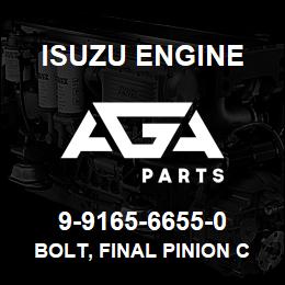 9-9165-6655-0 Isuzu Diesel BOLT, FINAL PINION CAGE | AGA Parts