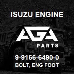 9-9166-6490-0 Isuzu Diesel BOLT, ENG FOOT | AGA Parts