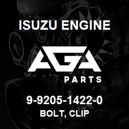 9-9205-1422-0 Isuzu Diesel BOLT, CLIP | AGA Parts
