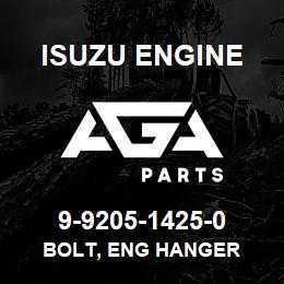 9-9205-1425-0 Isuzu Diesel BOLT, ENG HANGER | AGA Parts