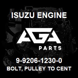 9-9206-1230-0 Isuzu Diesel BOLT, PULLEY TO CENTER | AGA Parts