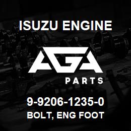 9-9206-1235-0 Isuzu Diesel BOLT, ENG FOOT | AGA Parts